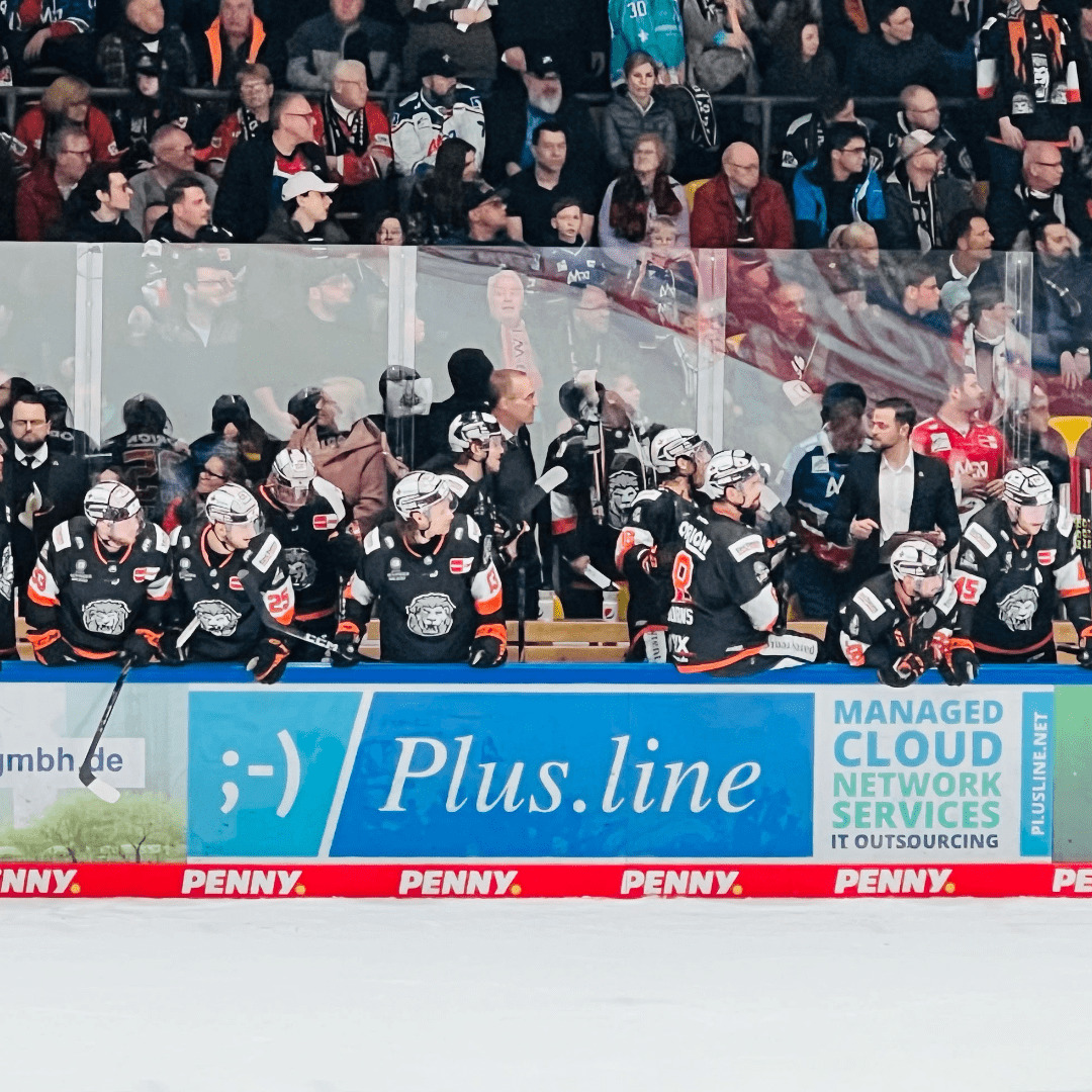 Plus.line supportet Eishockey Frankfurter Löwen