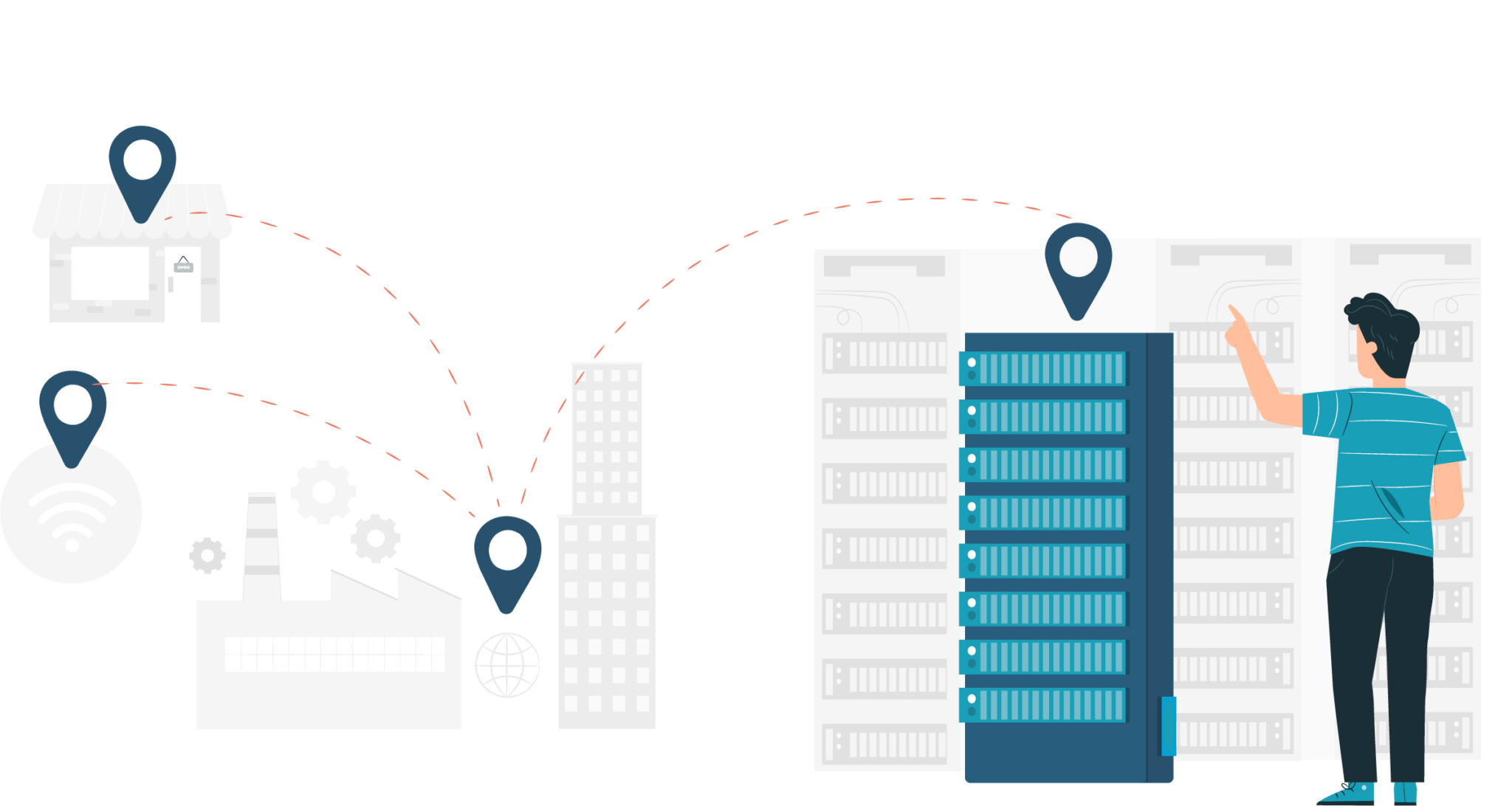 Corporate Networks Illustration Plus.line